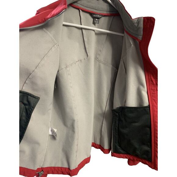 Eddie Bauer Women's Size XL Hot Pink Shell Jacket Coat Liner Windbreaker - Picture 9 of 13